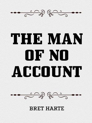 cover image of The Man of No Account